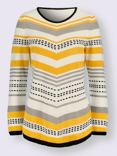 Pull ourlet en pointe