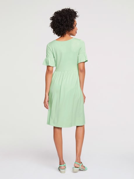 Robe en tricot look romantique