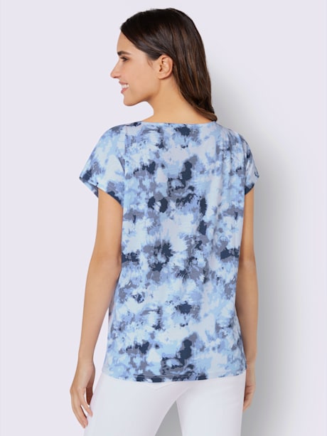 T-shirt imprimé joli aspect batik