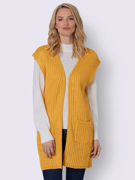Gilet long entretien facile