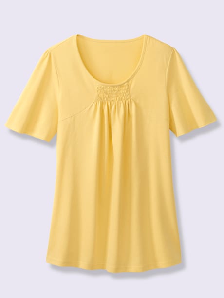 Tshirt avec manches papillon avec encolure élastique