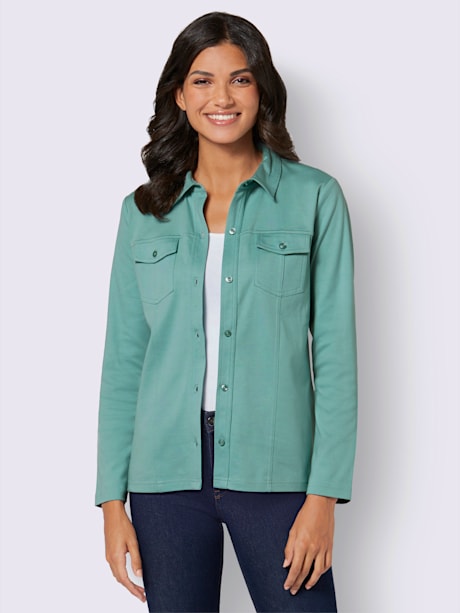 Veste légère belle qualité interlock