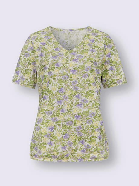 T-shirt à manches courtes motif floral