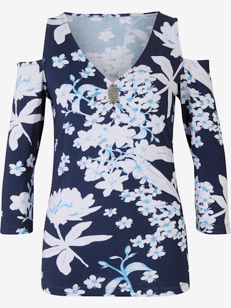 T-shirt imprimé motif floral tendance