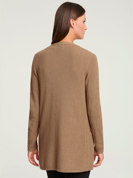 Veste longue en tricot tricot tendance