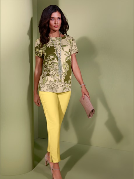 Pantalon forme courte tendance