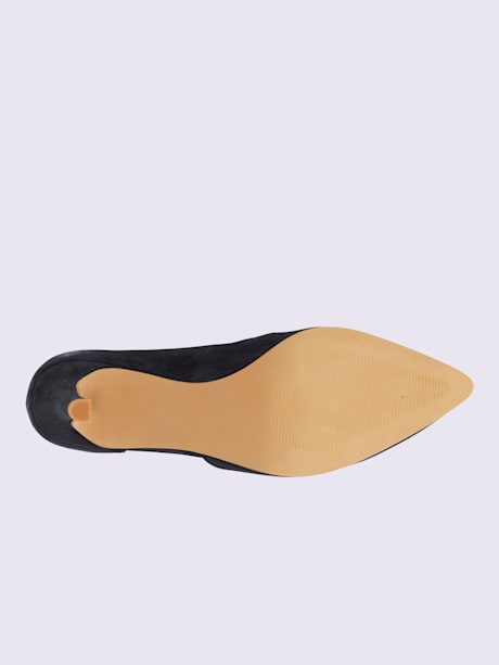 Escarpins cuir velours de chèvre