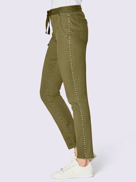 Pantalon en lyocell et coton 35% lyocell