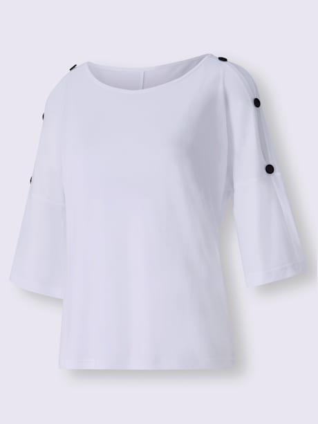 T-shirt à manches 3/4 50% coton