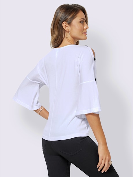 T-shirt à manches 3/4 50% coton