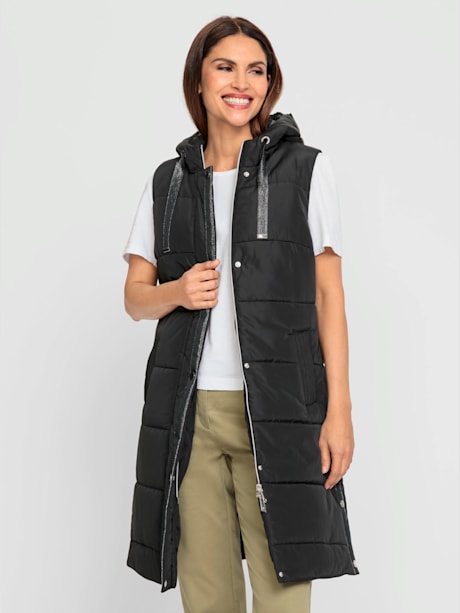 Gilet matelassé à capuche