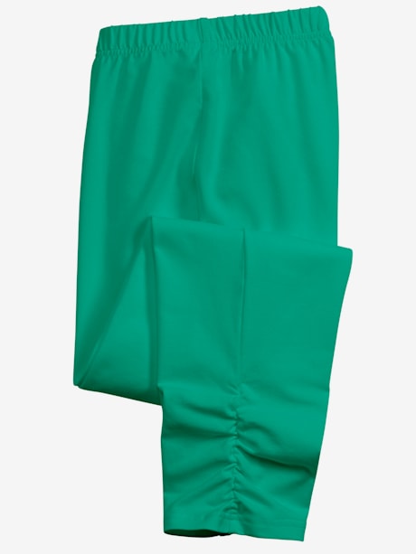 Legging fronces au bas des jambes