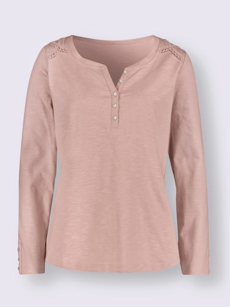 T-shirt à manches longues pur coton