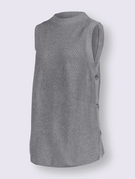 Débardeur en tricot mélange de cotons agréable à porter