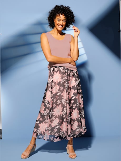 Jupe en soie et en viscose produit naturel d'exception