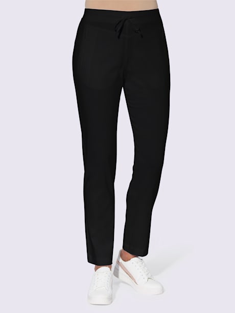 Pantalon en qualité bengaline coulisse pour régler la largeur