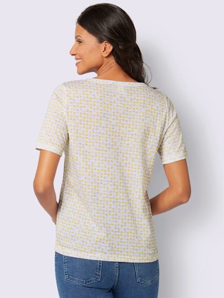 T-shirt à manches courtes motif coloré