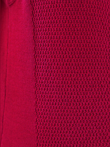 Gilet en tricot motif tricoté délicat