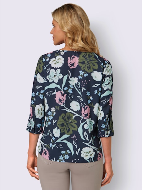 Chemisier joli motif floral