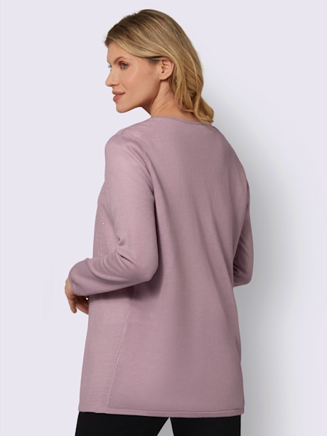 Veste longue en tricot coupe longue affinante