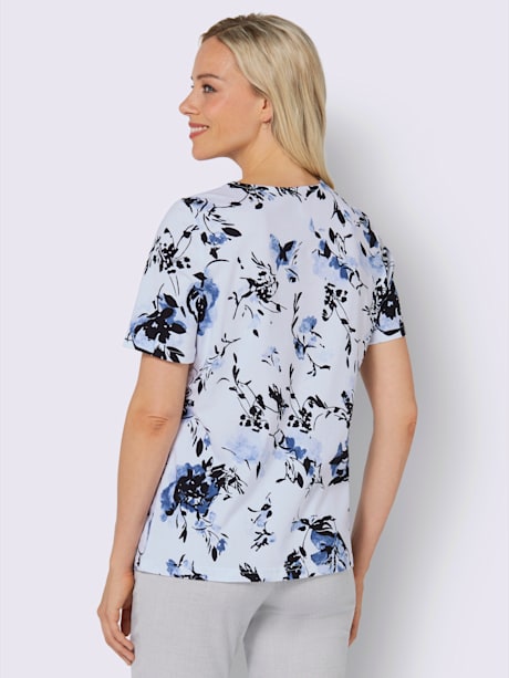 T-shirt à manches courtes motif floral