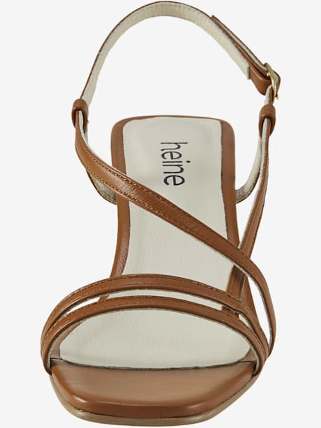 Sandales cuir nappa chèvre doux
