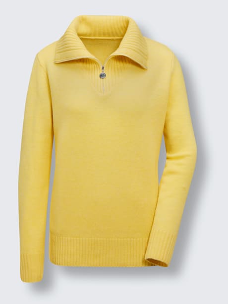 Pull en mérinos et cachemire qualité tricot exclusive