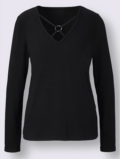 T-shirt à manches 3/4 viscose