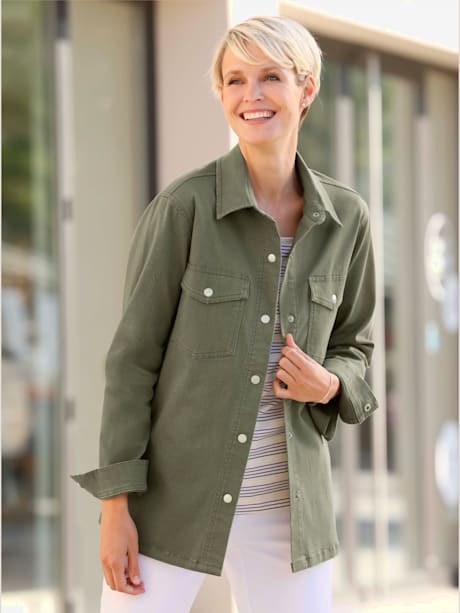 Veste en jean poches pratiques