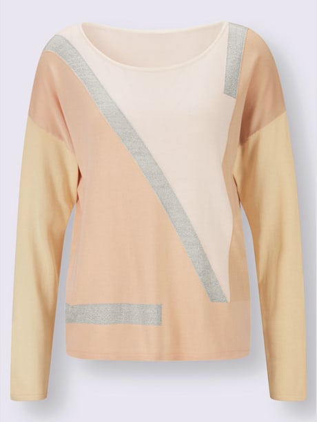 Pull superbe motif intarsia