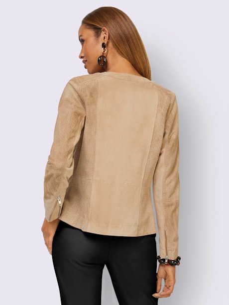 Blazer en cuir cuir véritable
