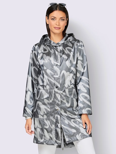 Manteau court coulisse sport à l'ourlet