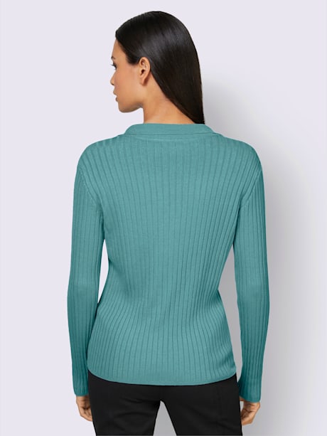 Pull à manches longues viscose