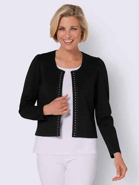 Blazer léger qualité interlock indéformable