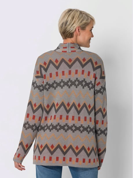 Veste en tricot tricot jacquard de qualité