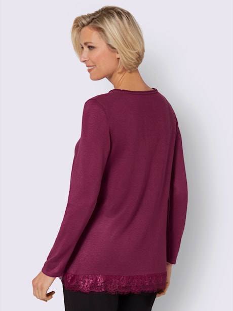 Pull long coupe longue affinante