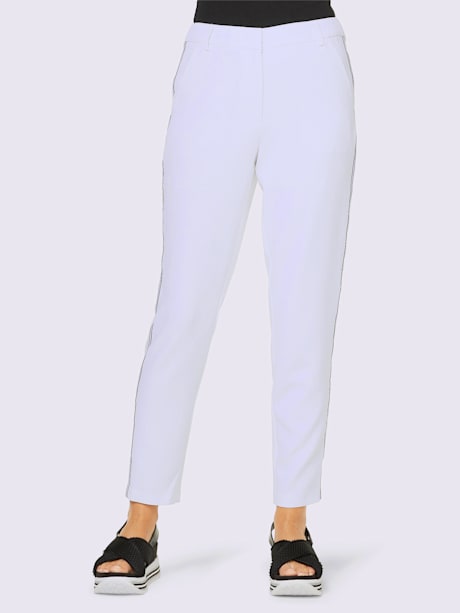 Pantalon rayures galon tendance