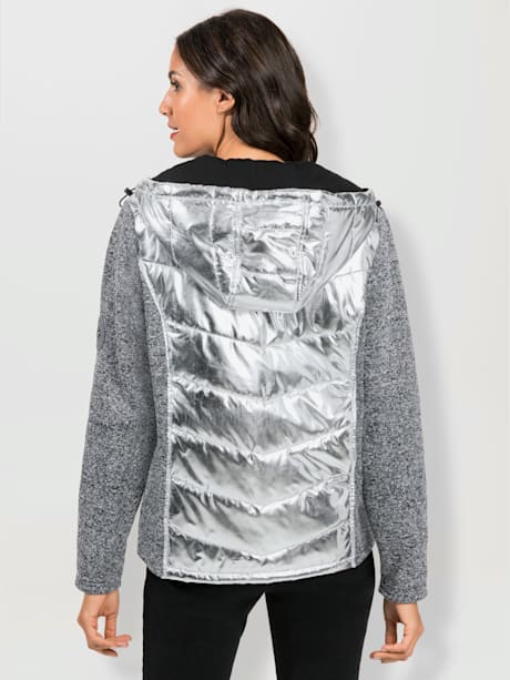 Veste en polaire brillance discrète