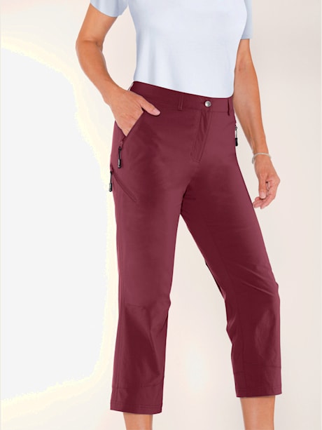 Pantalon 7/8 poches à glissière pratiques