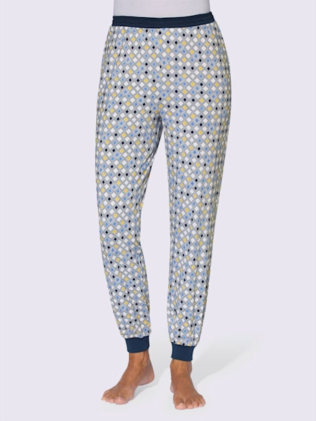 Pyjama-pantalon jersey fin
