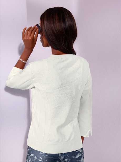 Blazer toucher velouté
