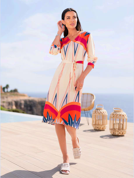 Robe imprimée motif estival