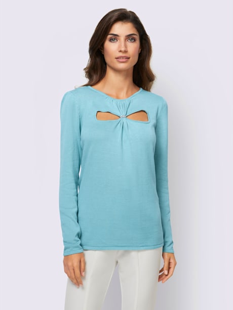 Pull mélange doux de viscose et de coton