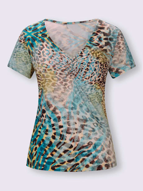 T-shirt imprimé viscose douce et fluide