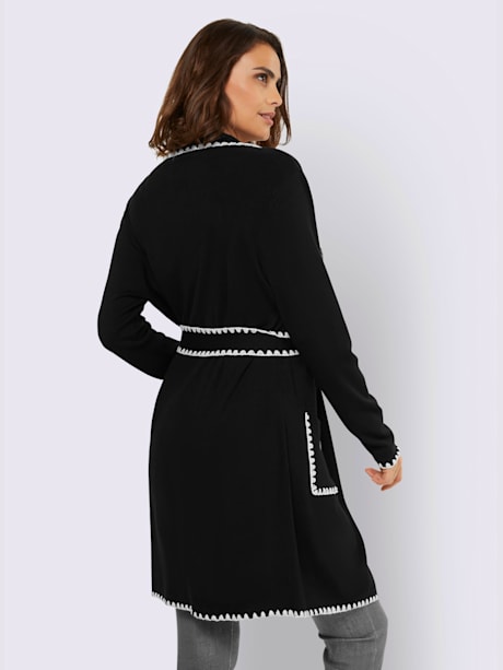Manteau en tricot 80% viscose