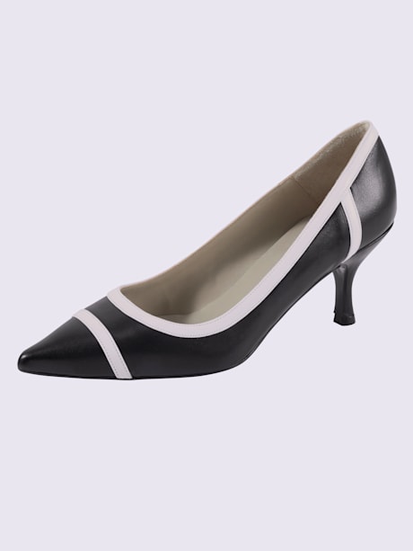 Escarpins cuir nappa de chèvre