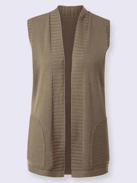 Gilet en tricot 50% coton