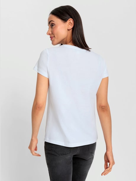 T-shirt imprimé pur coton