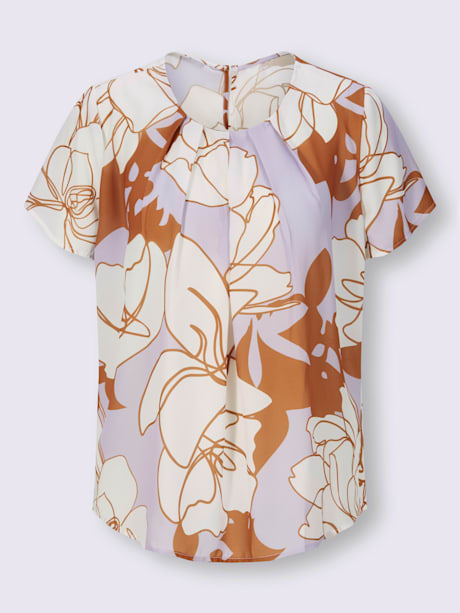 Chemisier joli motif floral