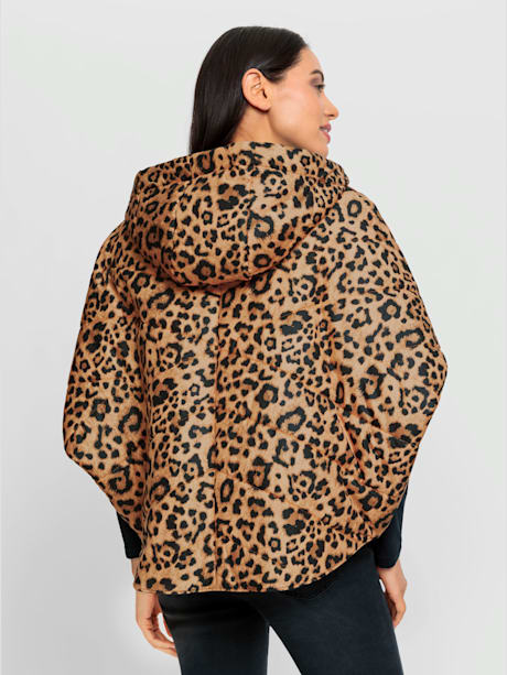 Veste d'extérieur joli motif léopard